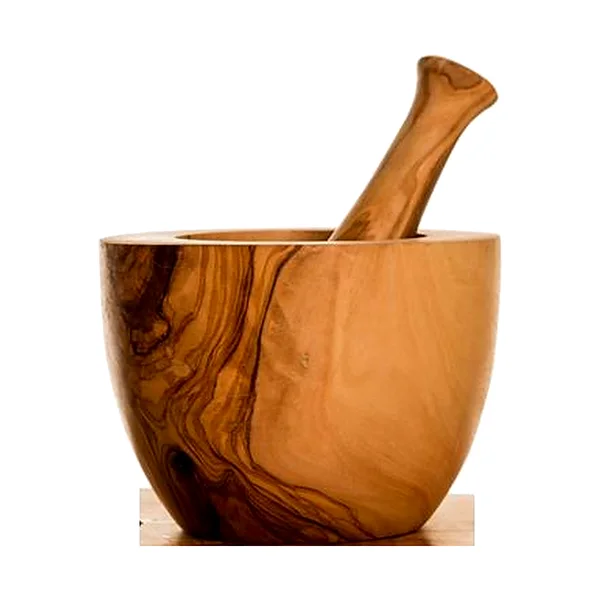 Shape Mortar in olive wood