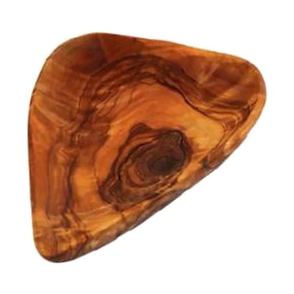 Heart Plate in olive wood