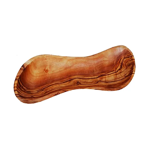 Eight-Form Plate in olive wood