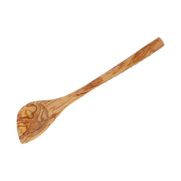 Round Spoon With Corner in olive wood
