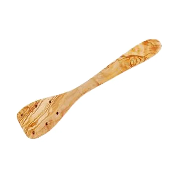 Spatula With Holes in olive wood
