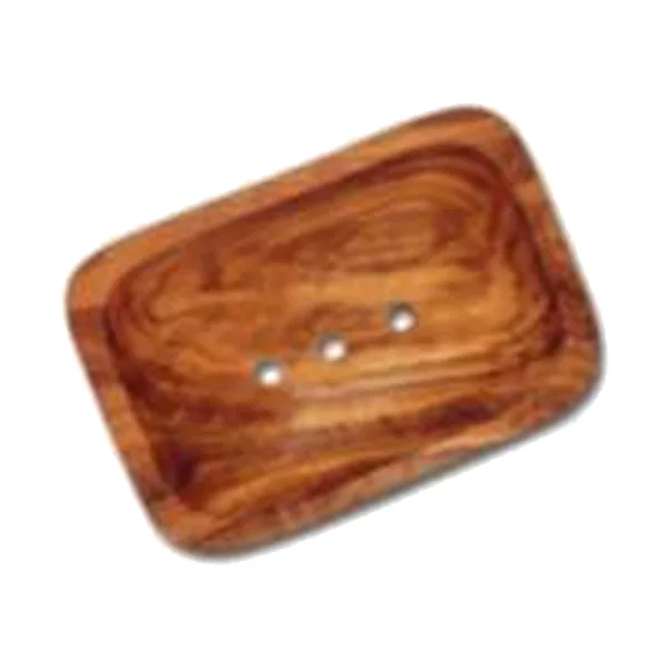 Rectangular Soap Dish in olive wood