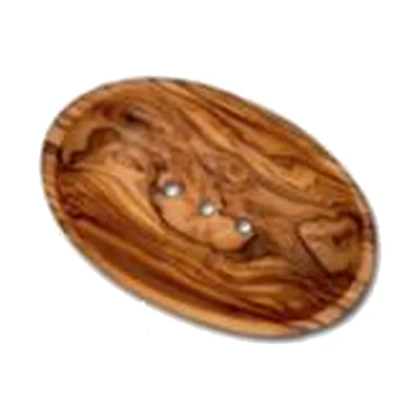 Oval Soap Dish in olive wood
