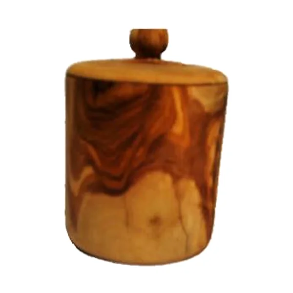 Sugar Pot in olive wood
